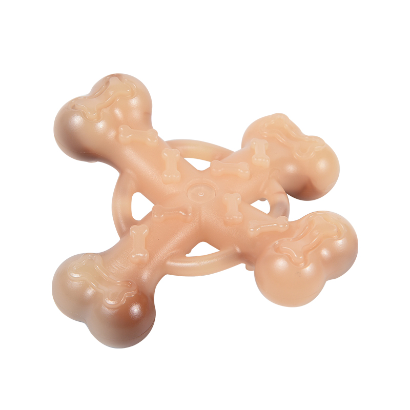 Cross Bone Shape TPR Dog Chews til små og mellemstore hunde