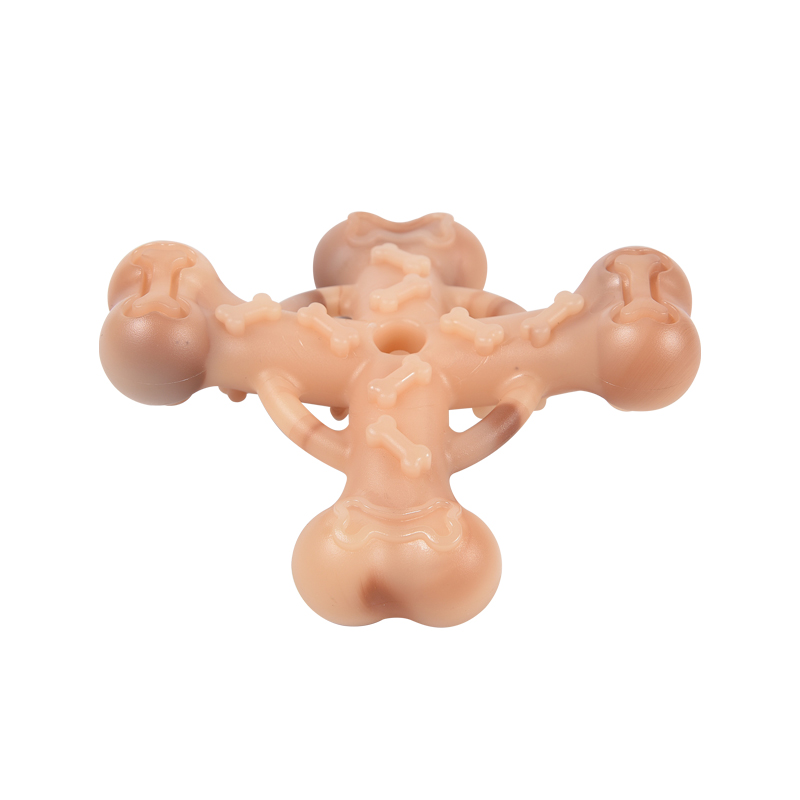 Cross Bone Shape TPR Dog Chews til små og mellemstore hunde