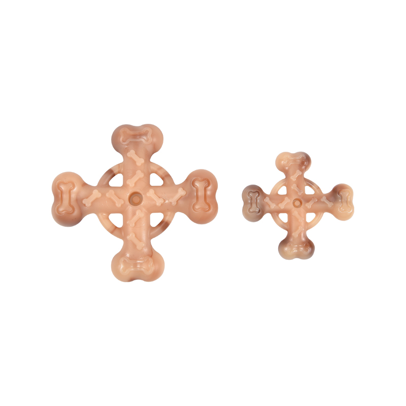 Cross Bone Shape TPR Dog Chews til små og mellemstore hunde